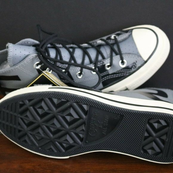 Converse Men's Chuck 70 Hi Gore-Tex Leather Grey - Picture 9 of 11